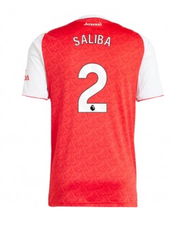 Günstige Arsenal William Saliba #2 Heimtrikot 2025-26 Kurzarm